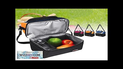 6.7L Picnic Bag Waterproof Lunch Shoulder Bag Portable Dual Compartment Camping Thermal Review