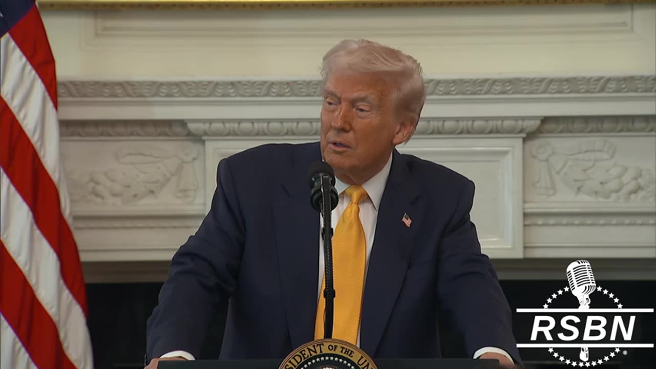 RSBN President Trump Delivers Remarks at the Governors Working Session - 2-21-25