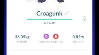 Pokémon GO-Purifying Shadow Croagunk