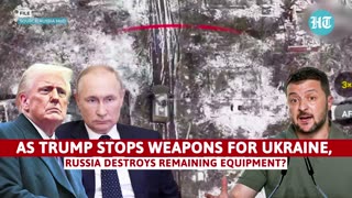 Putin Army Destroys Zelensky's Last Few Remaining Weapons As Trump Stops Ukraine Aid_ Surrender Now