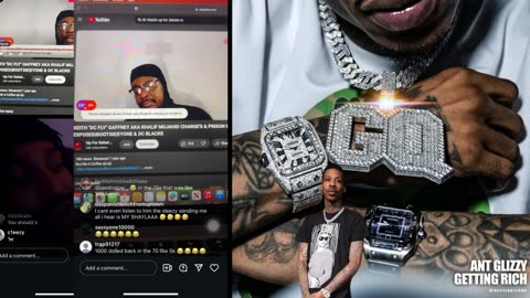 Ant Glizzy Exposes KEITH GAFFNEY AKA FLY He TAKEs PEOPLE MAN HOOD!!! In Jail