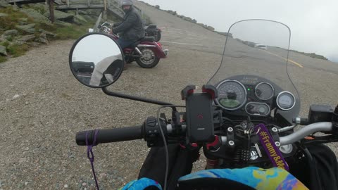 Mount Washington on a Royal Enfield Himalayan - Father and Son camping trip