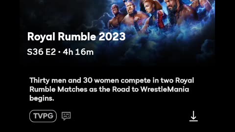 WWE Royal Rumble 2023