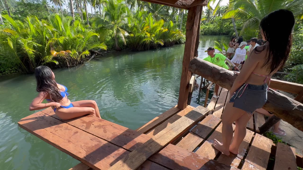 Litik Maasin River in Siargao, Philippines