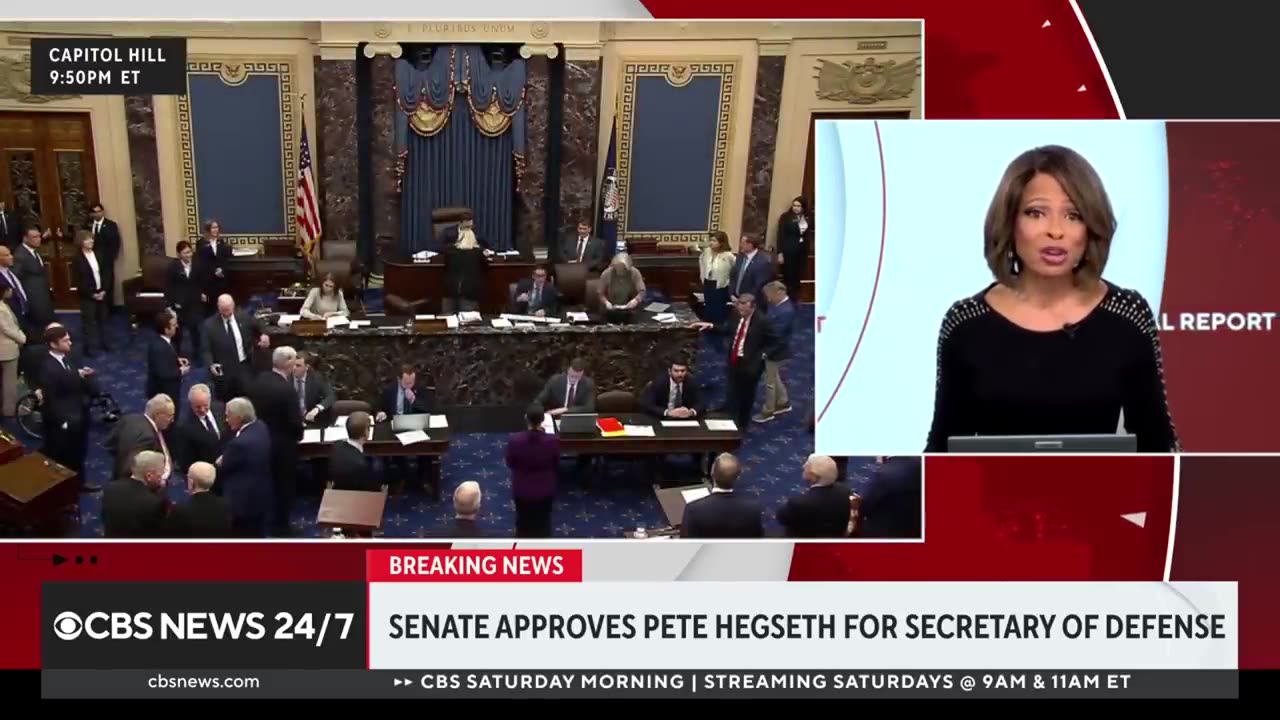 Pete Hegseth confirmed as defense secretary after Vance breaks tie in Senate