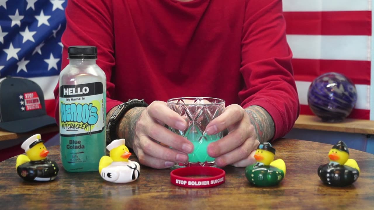 CPL Delmer Grissom - Nemo's Nutcracker Blue Colada RTD Cocktail Review