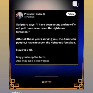 Bye bye joe biden it's was nice knowing 01/21/25