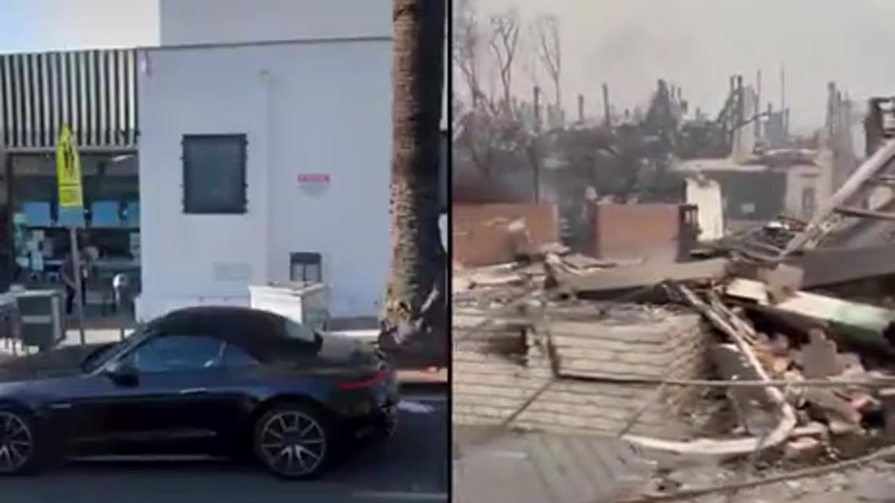 before and after in LA fire