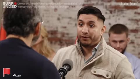 Christian absolutely COOKS left-wing actor on religion and morality