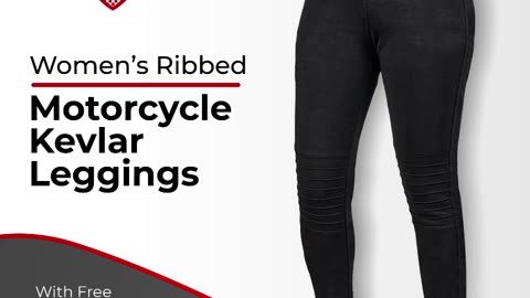 Kevlar Motorcycle Leggings – Ultimate Protection & Comfort for Women Riders