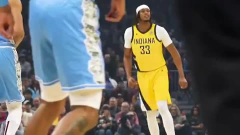 Indiana Pacers - Myles Turner drains the triple.