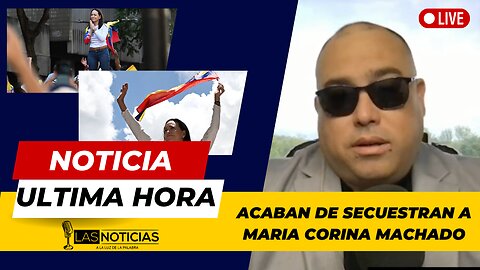 🚨URGENTE ACABAN DE SECUESTRAR A MARIA CORINA MACHADO DESPUES DE SU DISCURSO🚨