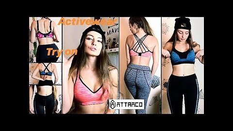 GYM TIME! LEGGINGS + BRA = ATTRACO ACTIVEWEAR TRY ON HAUL!