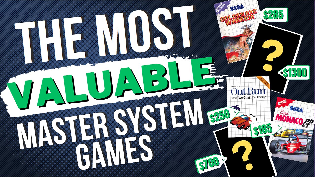 The 10 MOST VALUABLE Sega Master System Games