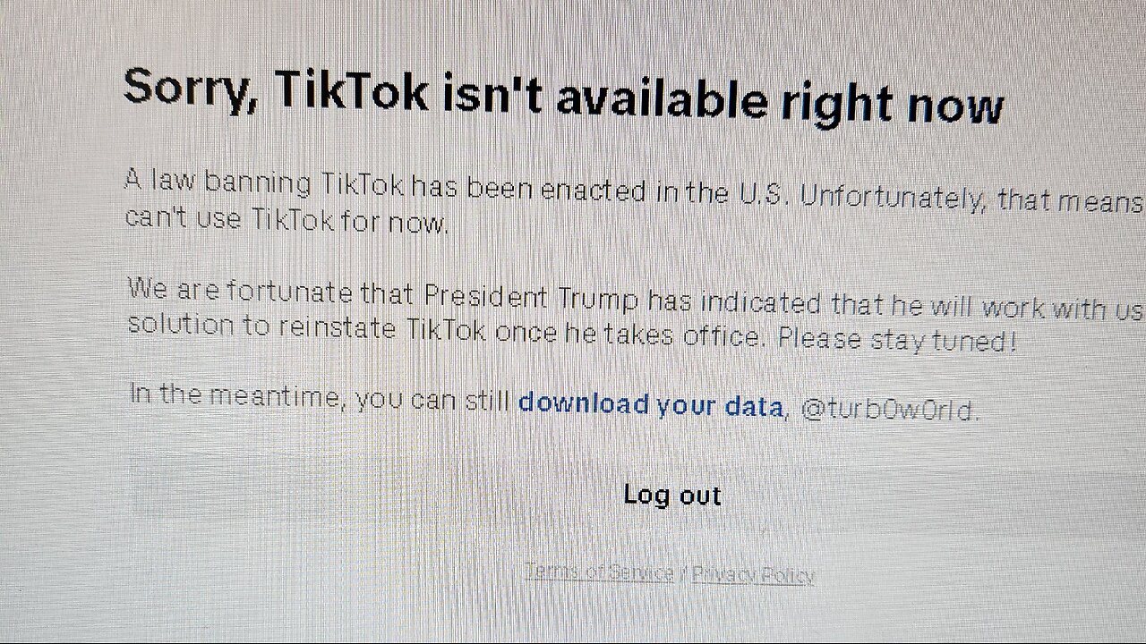 Bye tik tok