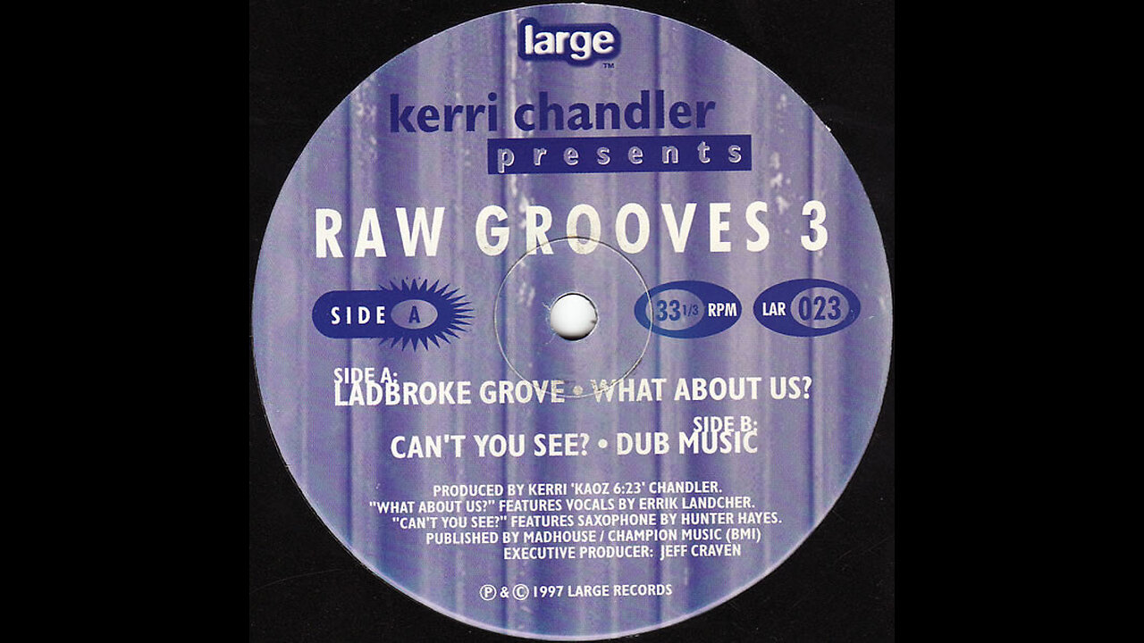 Kerri Chandler: Raw Grooves Three [1997]