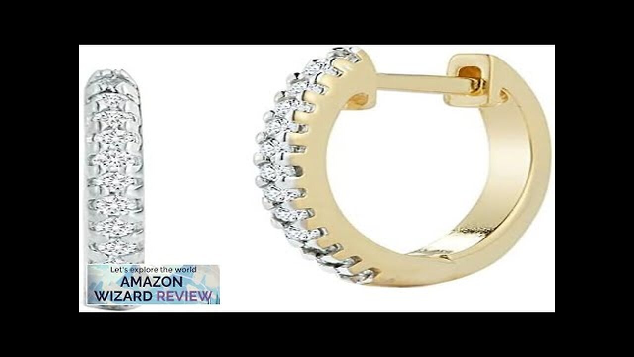 MATEO New York Diamond Huggie GoldThese cuties are the perfect everyday earrings. You Review