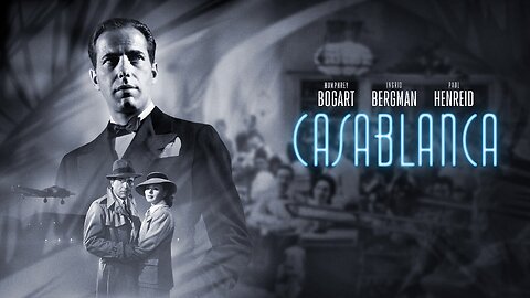 Casablanca (1942 Full Movie) | Romance/War | Humphrey Bogart Ingrid, Bergman, Paul Henreid, Claude Rains, Conrad Veidt, Sydney Greenstreet, Peter Lorre.