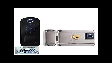 R5 Tuya WiFi Smart Dual-Side Fingerprint Lock Home Security Door Lock Encryption Review