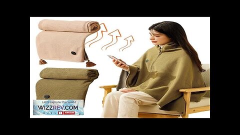 TENGOO Electric Heating Shawl USB Charging Warm Blanket Portable Outdoor Camping Review