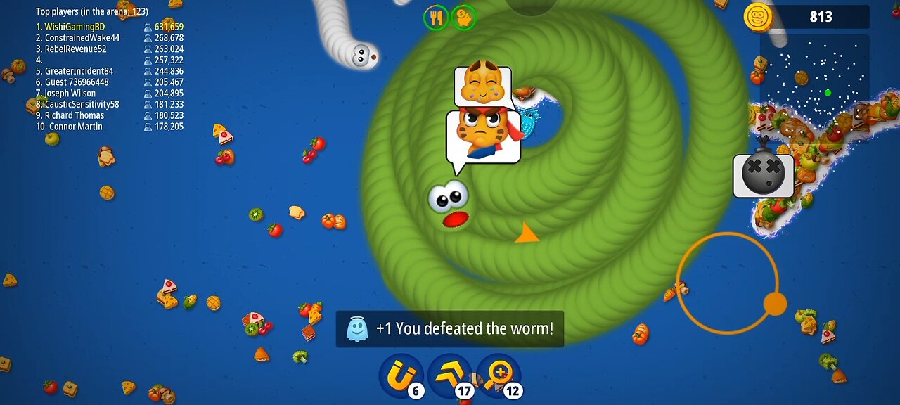 Can I Survive? Intense Battles & Epic Wins in Worms Zone.io
