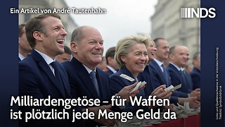 Milliardengetöse – für Waffen ist plötzlich jede Menge Geld da | André Tautenhahn | NDS