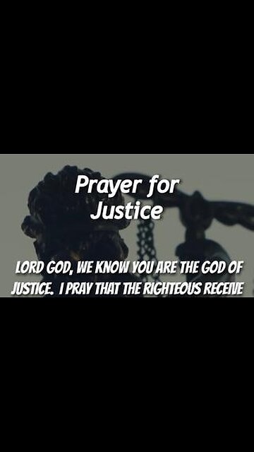 Prayer for Justice