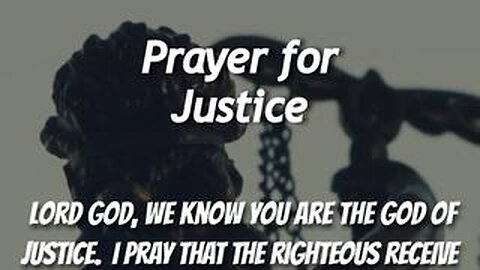 Prayer for Justice