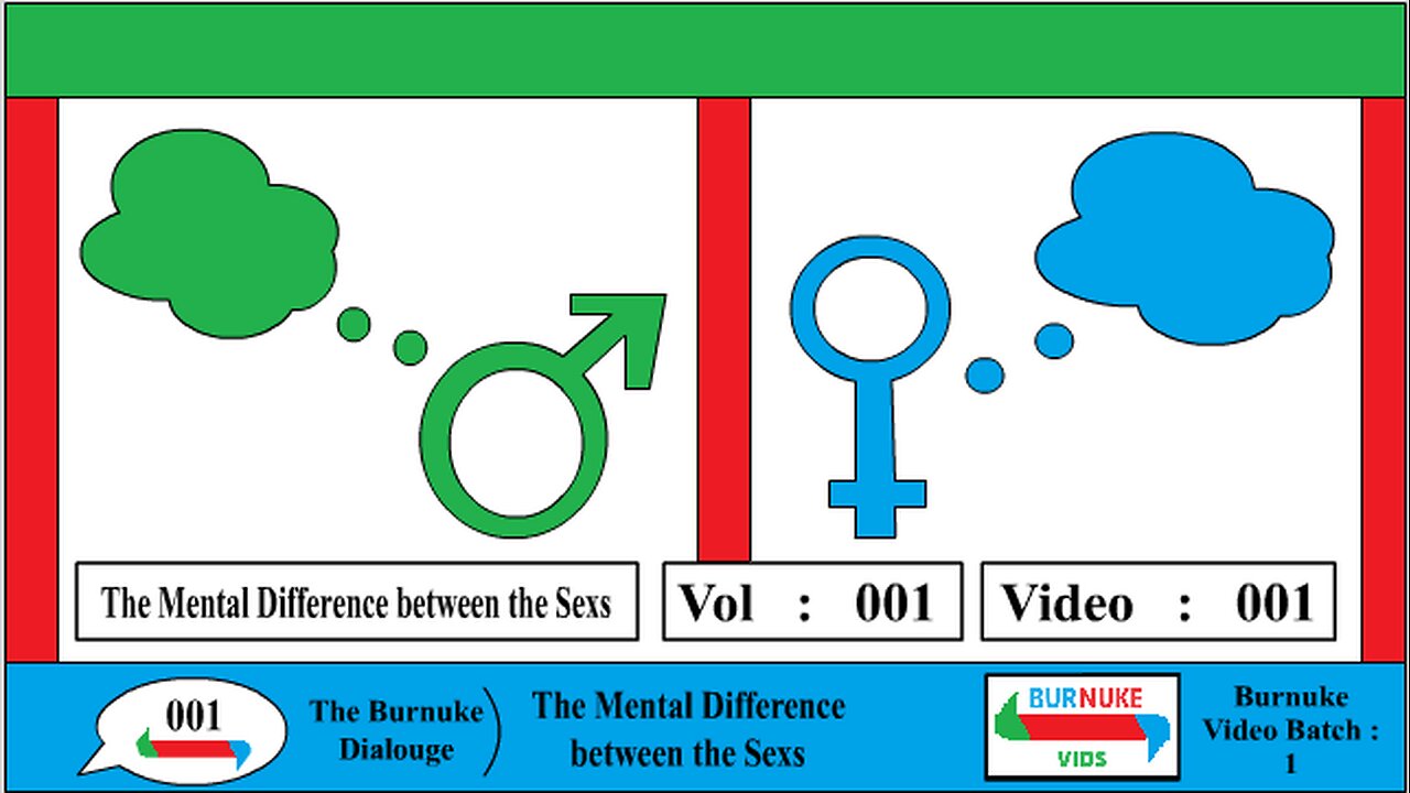 The Mental Diffference between Men and Women [Dialoge Vol 1 Vid 1]