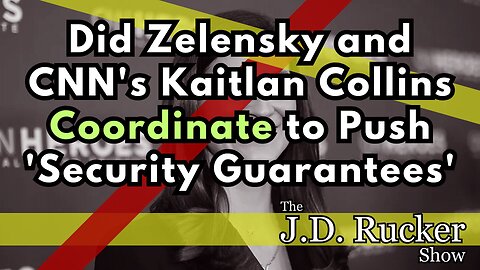 Did Zelensky and CNN's Kaitlan Collins Coordinate to Push 'Security Guarantees'?