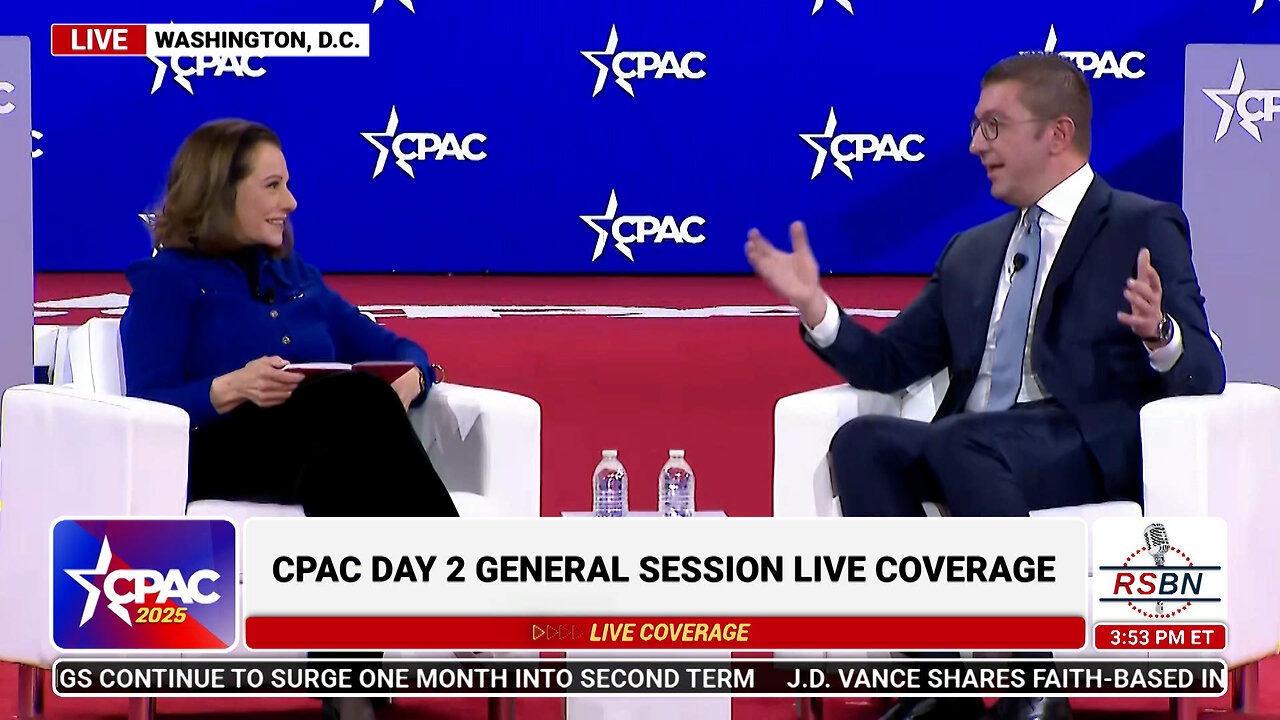 FULL SPEECH: Hristijan Mickoski Speaks at CPAC 2025 Day Two - 2/21/25