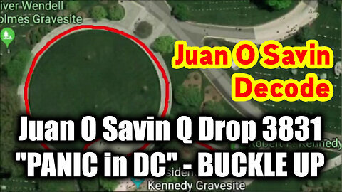 Juan O Savin Q Drop 3831 'PANIC in DC' - BUCKLE UP