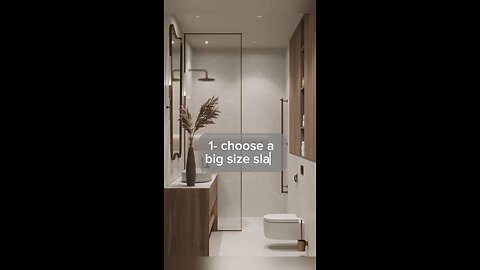 3 trick to look your bathroom bigger