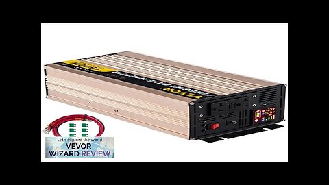 VEVOR Pure Sine Wave Inverter 1500 Watt Power Inverter DC 12V Review