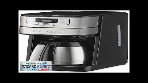 Cuisinart Automatic Grind & Brew 10-Cup Thermal Coffeemaker Black/Silver Grinder Review