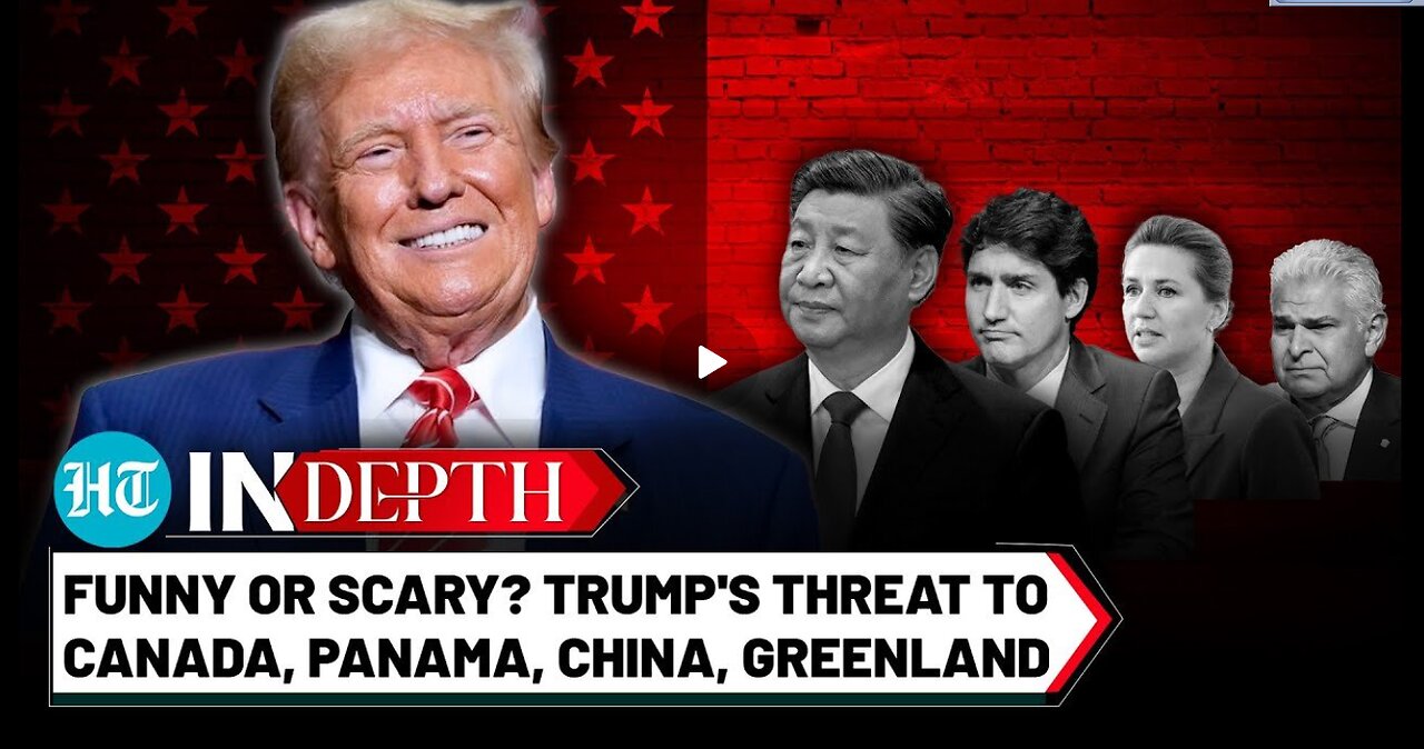 Explained- Trump's Funny Yet Scary Christmas Threat To Canada, China, Panama, Greenland Dec 26