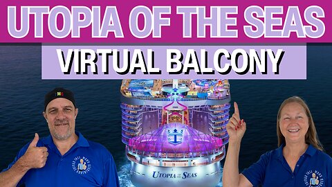 Utopia of the Seas Virtual Balcony Cabin 9406 | Tall Man's Cruise Adventures