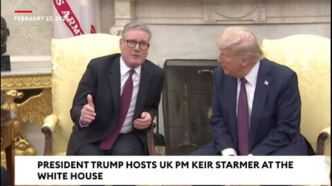 WATCH LIVE: President Trump Hosts UK PM Keir Starmer In The Oval Office