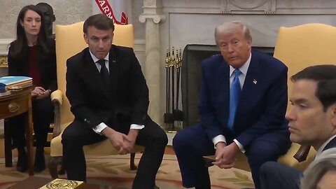 Trump meets with Macron 🇺🇸 🇫🇷 Great President TRUMP!!