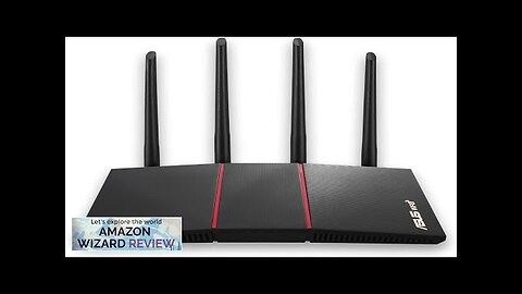 ASUS RT-AX55 AX1800 Dual Band WiFi 6 Gigabit Router 802.11ax Lifetime internet Review