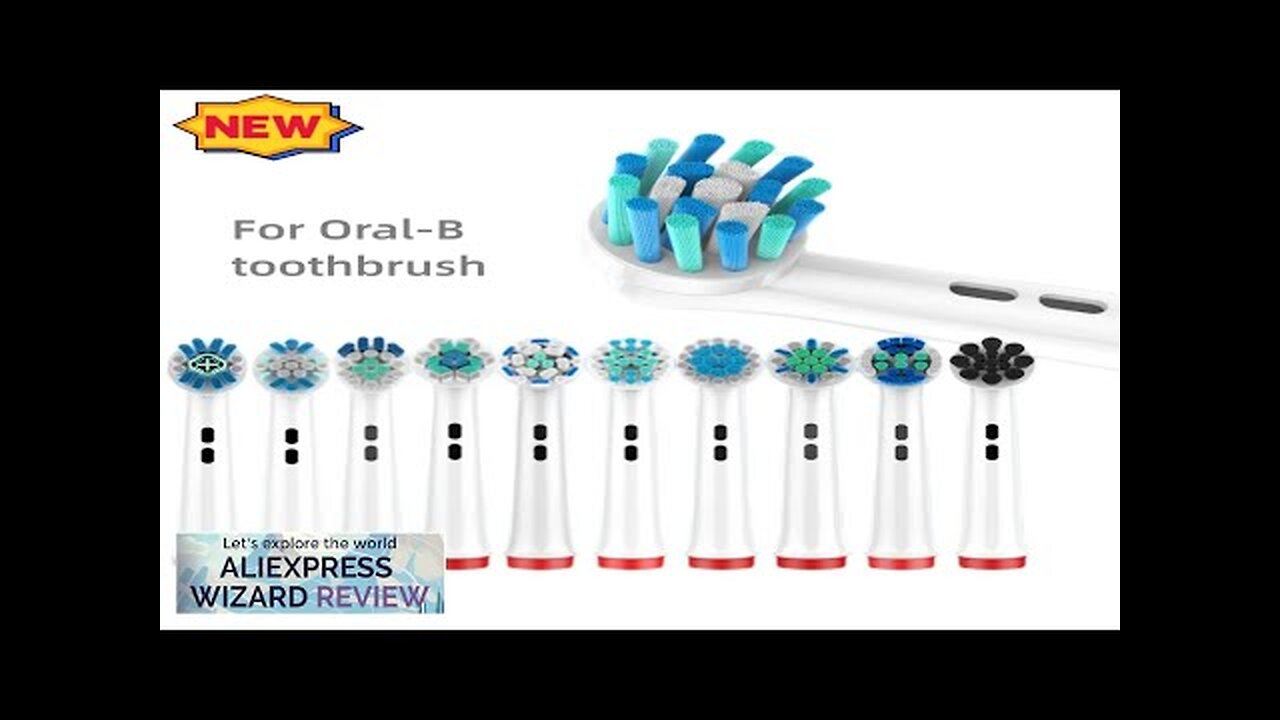 4PCS Dupont Bristle Electric Toothbrush Heads Whiten teeth/Daily Clean/Precison Review