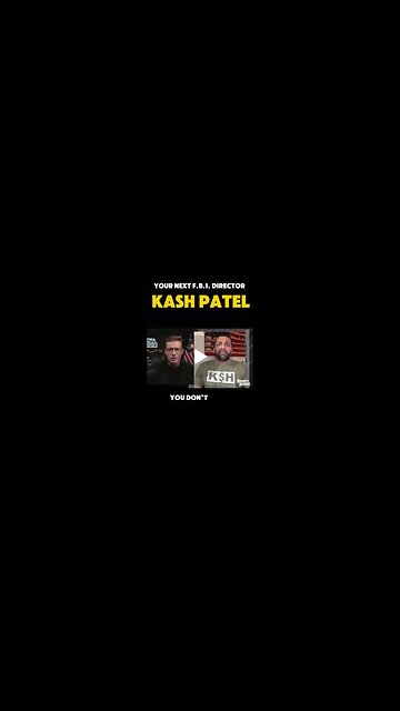 Kash Patel talking about Epstein's client list..