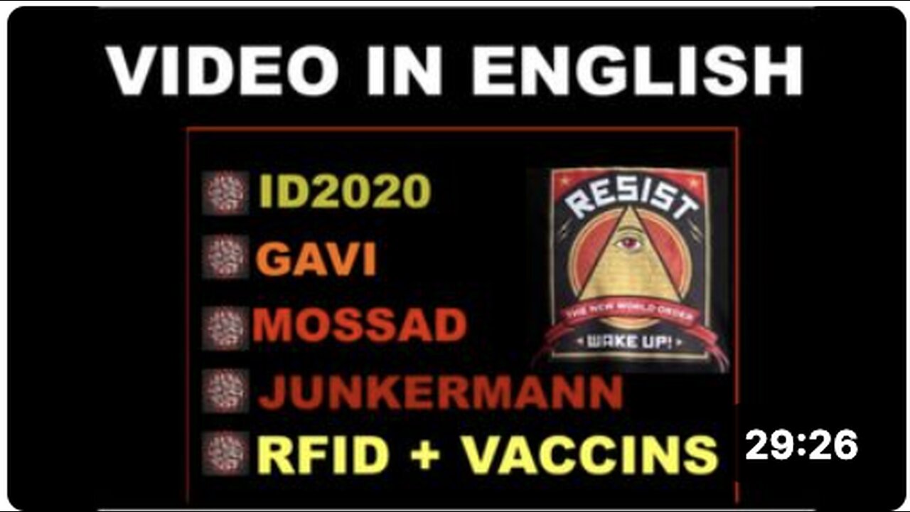 🔴FSOCIETY - [IN ENGLISH] ID2020, Carbyne, COVID19 , VaccineRFID - PLEASE SHARE THIS!