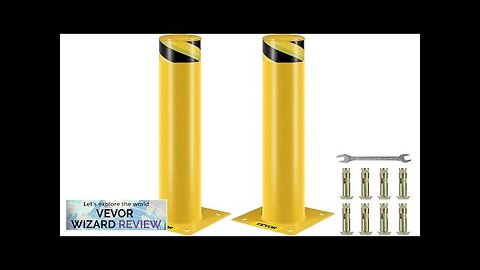 VEVOR Safety Bollard 36 Inch Height Bollard Post 4.5 Inch Diameter Steel Review