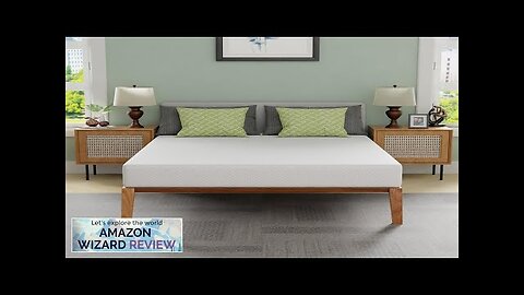 6/8/10/12 inch Gel Memory Foam Mattress for Cool Sleep & Pressure Relief Review