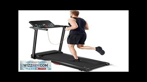 Foldable treadmill for home quiet folding treadmill silicone shock absorption 12 preset Review