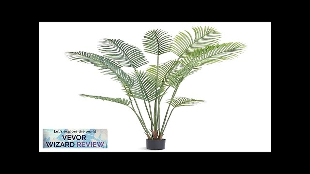 VEVOR Artificial Palm Tree 6 FT Tall Faux Plant Secure PE Material Review