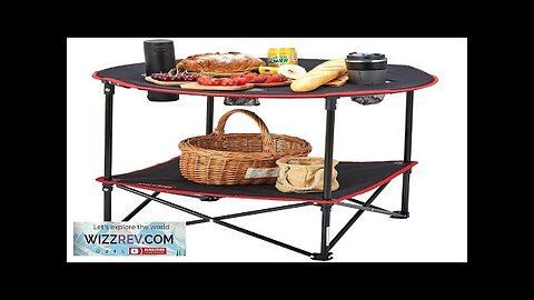 VEVOR Folding Camping Table Outdoor Portable Side Tables Lightweight Fold Up Table Review