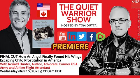 HOW AN ANGEL FOUND HIS WINGS – ESCAPING CHILD PROSTITUTION IN AMERICA with RON HUNTER