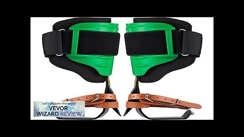 VEVOR Tree Climbing Spike Set Pole Climbing Spurs Steel Adjustable Climber Gaffs Review